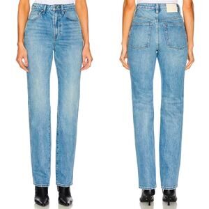 GRLFRND The Sara Slim Straight Jeans Lenox Hill Women’s Size 24 High Rise